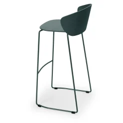 Sgabello da bar verde scuro non in legno #2*TRUE