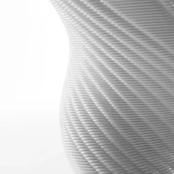 Sgabello e Tavolino Mini Tork Attorcigliato Bianco*Elli