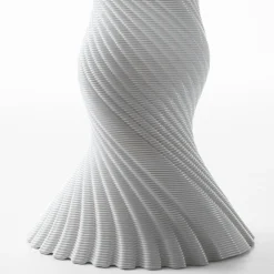 Sgabello e Tavolino Mini Tork Attorcigliato Bianco*Elli