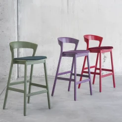 Sgabello Edith Green di Massimo Broglio*TrabA'