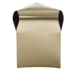 Sgabello Efesto in Ottone Lucido di Martinelli Venezia*De Castelli New