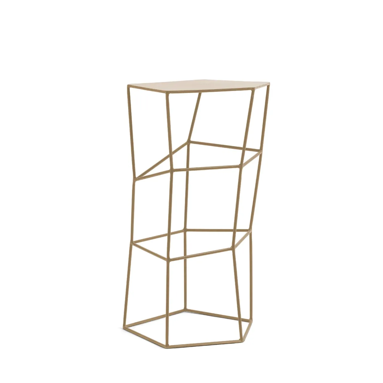 Sgabello in ferro colore Cappuccino*Sesia&Co.