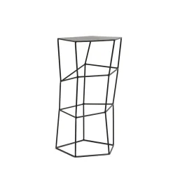 Sgabello in ferro colore liquirizia*Sesia&Co. New