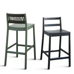 Sgabello Julie Black di Emilio Nanni*TrabA'