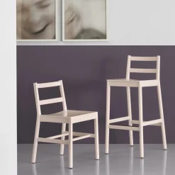 Sgabello Julie White di Emilio Nanni*TrabA' Clearance