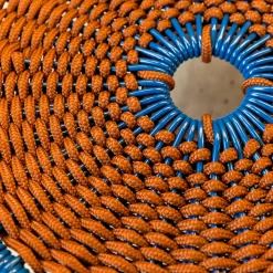 Sgabello Le Rossette Medio Ruggine*Impagliando Clearance