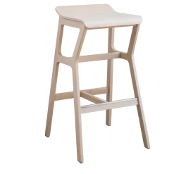 Sgabello medio bianco Nhino LE di Emilio Nanni*TrabA' Best