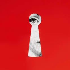 Sgabello Serratura Red*Fornasetti Outlet