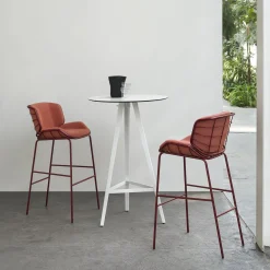 Sgabello Skin Red di Giacomo Cattani*TrabA' New