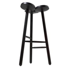 Sgabello Temù Black di Giulio Iacchetti*Internoitaliano New