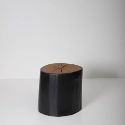 Sgabello Tenebris in rovere nero*Omnibus Design Discount