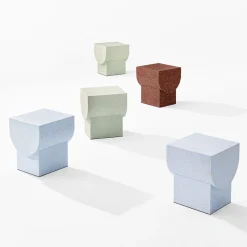 Sgabello Zattere di Patricia Urquiola*Cimento Discount