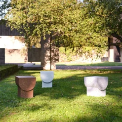 Sgabello Zattere di Patricia Urquiola*Cimento Discount