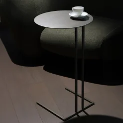 Shedir Tavolino rotondo Medici in ferro marrone*Splot Design Hot