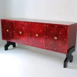 Sideaboard rosso a 4 porte*Luca Polato Hot
