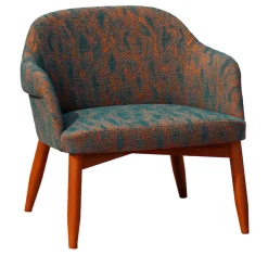 Spy 651 Poltrona arancione e verde acqua di Emilio Nanni*Billiani 1911 Best