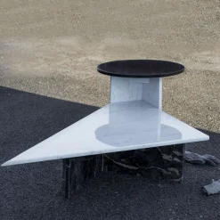 SST014 Tavolini in marmo di Carrara e Marquinia*Stone Stackers Sale