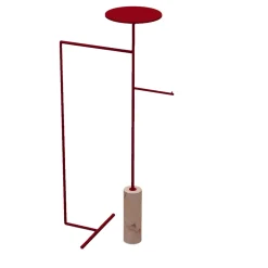 Stelo Appendiabiti rosa Portogallo e rosso con supporto*Nunzia Ponsillo