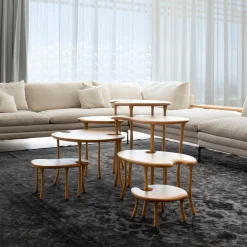 Tavo A2 Set modulare di 3 tavolini da caffè Edizione limitata*Orografie Sale