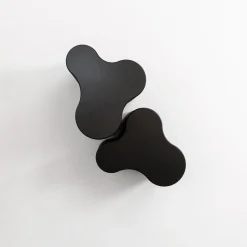 Tavolini Impilabili Infinity in Legno Nero Antracite*Laura Meroni Discount