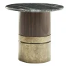 Tavolino Alma-Decor ED/50 425 con piano in marmo Paradiso Argento*Zanaboni Online