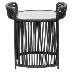 Tavolino Altana piccolo rotondo antracite di Antonio De Marco*Chairs & More Discount
