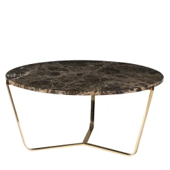 TAVOLINO ALTO DOLOMITI IN MARMO DARK EMPERADOR*VGnewtrend Hot