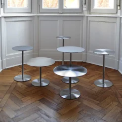 Tavolino Alto Ester Ardesia in Acciaio*mg12 by Monica Geronimi New