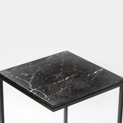 Tavolino alto nero Esopo di Antonio Saporito*V.L. Lavorazioni In Ferro Best