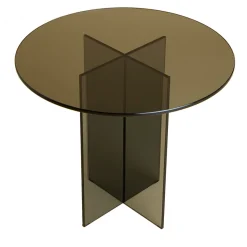 Tavolino Amami in Vetro Fumè*Lebanto Discount