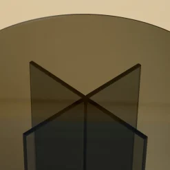 Tavolino Amami in Vetro Fumè*Lebanto Discount