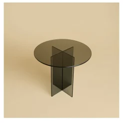 Tavolino Amami in Vetro Fumè*Lebanto Discount