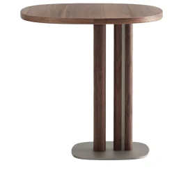 Tavolino asimmetrico in noce Manhattan*Morica Design