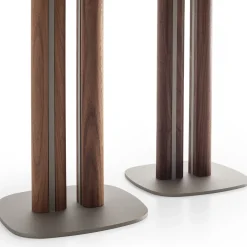 Tavolino asimmetrico in noce Manhattan*Morica Design