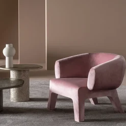 Tavolino Atollo con struttura color champagne di CSM*Casamilano Clearance