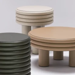 Tavolino basso rotondo Scala Beige*Giobagnara Discount