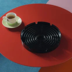 Tavolino Basso Snake 5 Multicolore in Acciaio di Carlo Contin #2*Meritalia