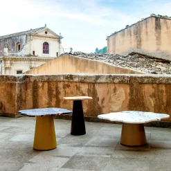 Tavolino Borromeo 90 Bianco di Salvatore Spataro*Kimano Hot