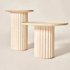 Tavolino Capitello Slim in frassino naturale*Dale Italia Clearance