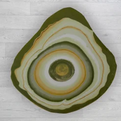 Tavolino Charles in Legno Verde Scuro e Oro*Cupioli Clearance