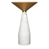 Tavolino Cino in marmo bianco*Morelato Hot