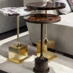 Tavolino con piano in marmo bianco*Provasi Best