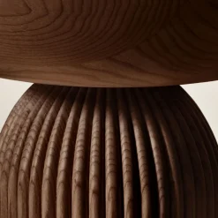 Tavolino Convesso in frassino marrone*Dale Italia New