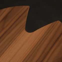 Tavolino cromato a foglia*VGnewtrend Hot