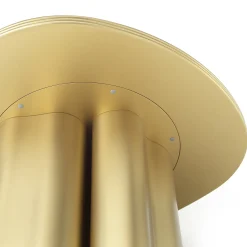 Tavolino da caffè Armut in oro opaco*Sitia Online