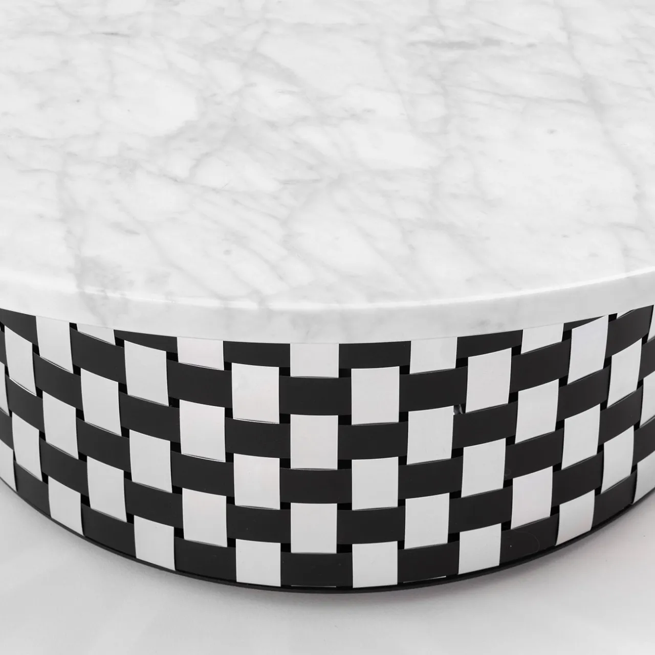 Tavolino da Caffè Bicolore Nero e Bianco Emera*Splot Design Best