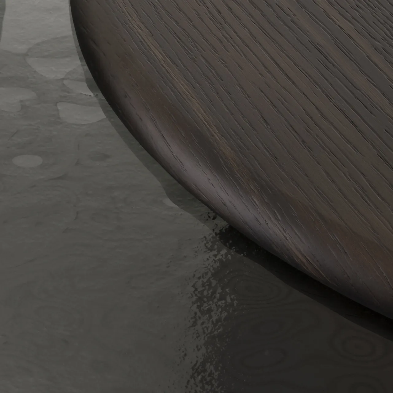 Tavolino da caffè Egg Basso grigio e ovale con piano in vetro*Morica Design New