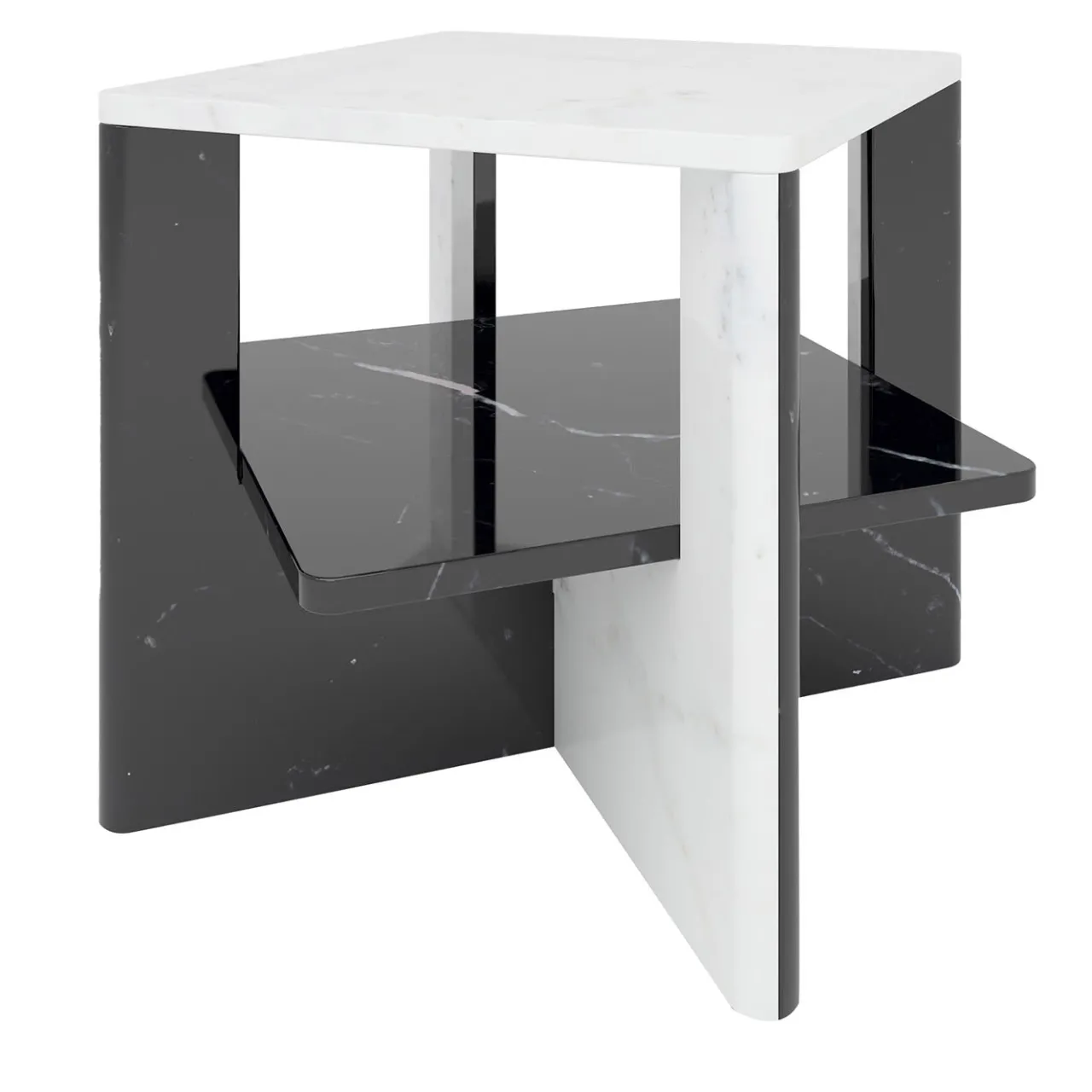 Tavolino da caffè in marmo Plus+Double #1*V.L. Lavorazioni In Ferro Discount