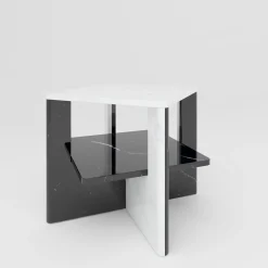 Tavolino da caffè in marmo Plus+Double #1*V.L. Lavorazioni In Ferro Discount