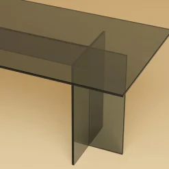 Tavolino da Caffè Noor in Vetro Fumé*Lebanto Hot